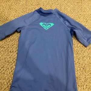 Really cute blue Roxy rash guard